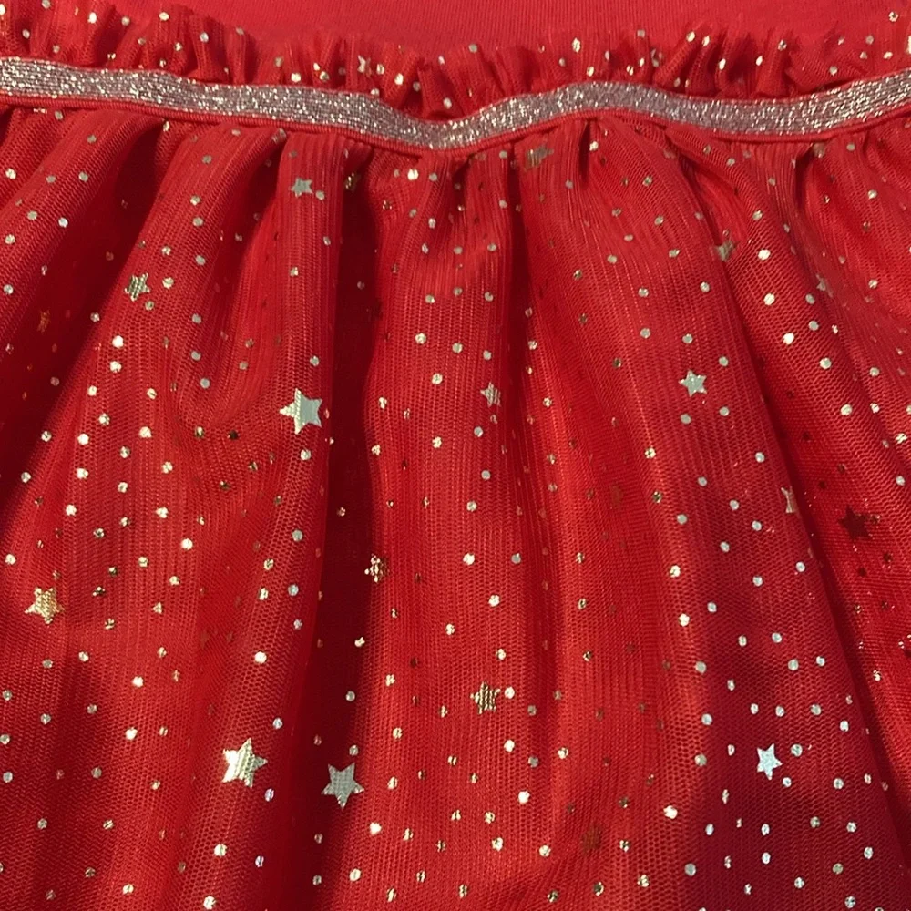 Red & gold Christmas dress 2T